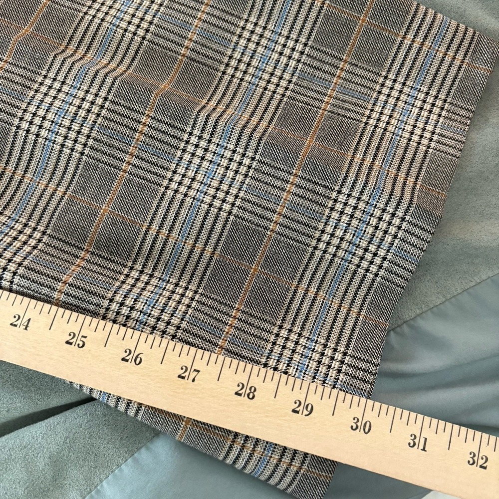 Talbots Southampton Straight Leg Dress Pants Size 16 Glen Plaid Fall Multi Work - Picture 12 of 14